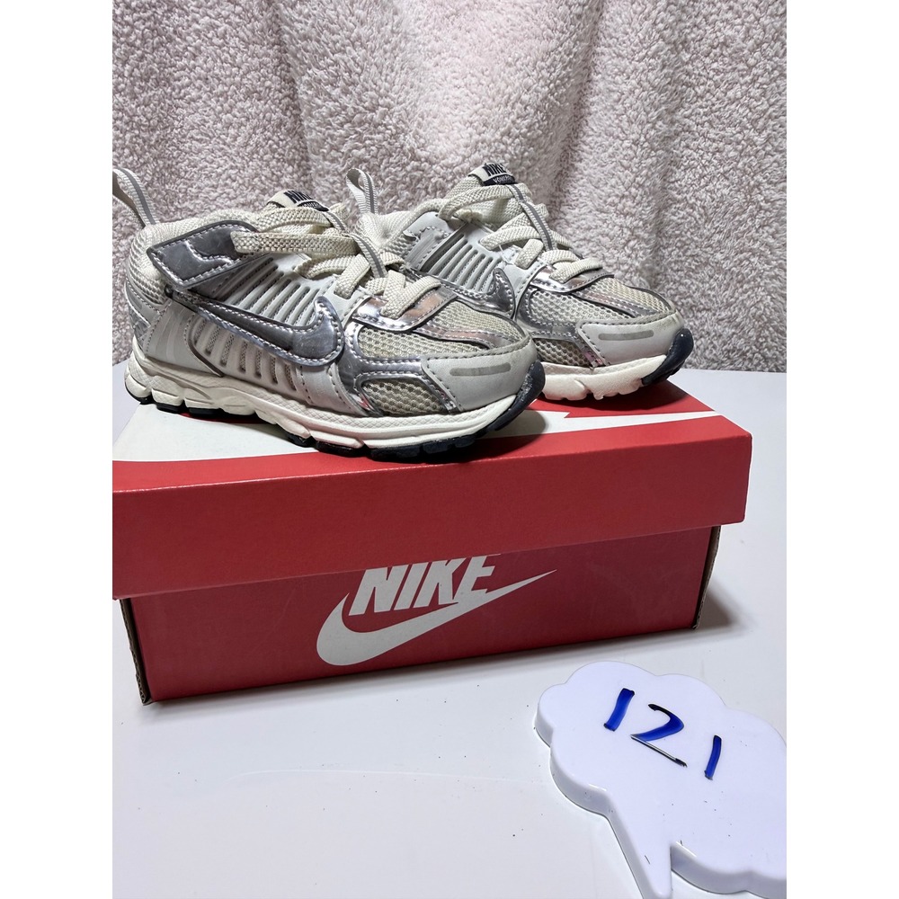 Nike Vomero 5 TD Toddler Shoes Photon Dust Chrome IM9466-001 Size 8C